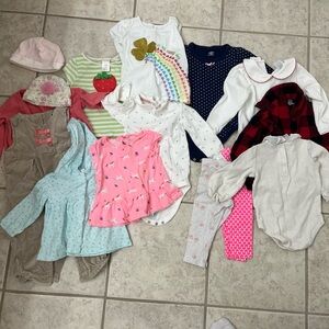 30 pieces look at all the pictures of Colorful Baby Clothing Set girls